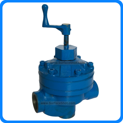 Grit Valve blue